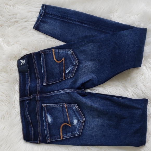 AMERICAN EAGLE Ripped Skinny Jeans Sise 2 - Picture 2 of 7